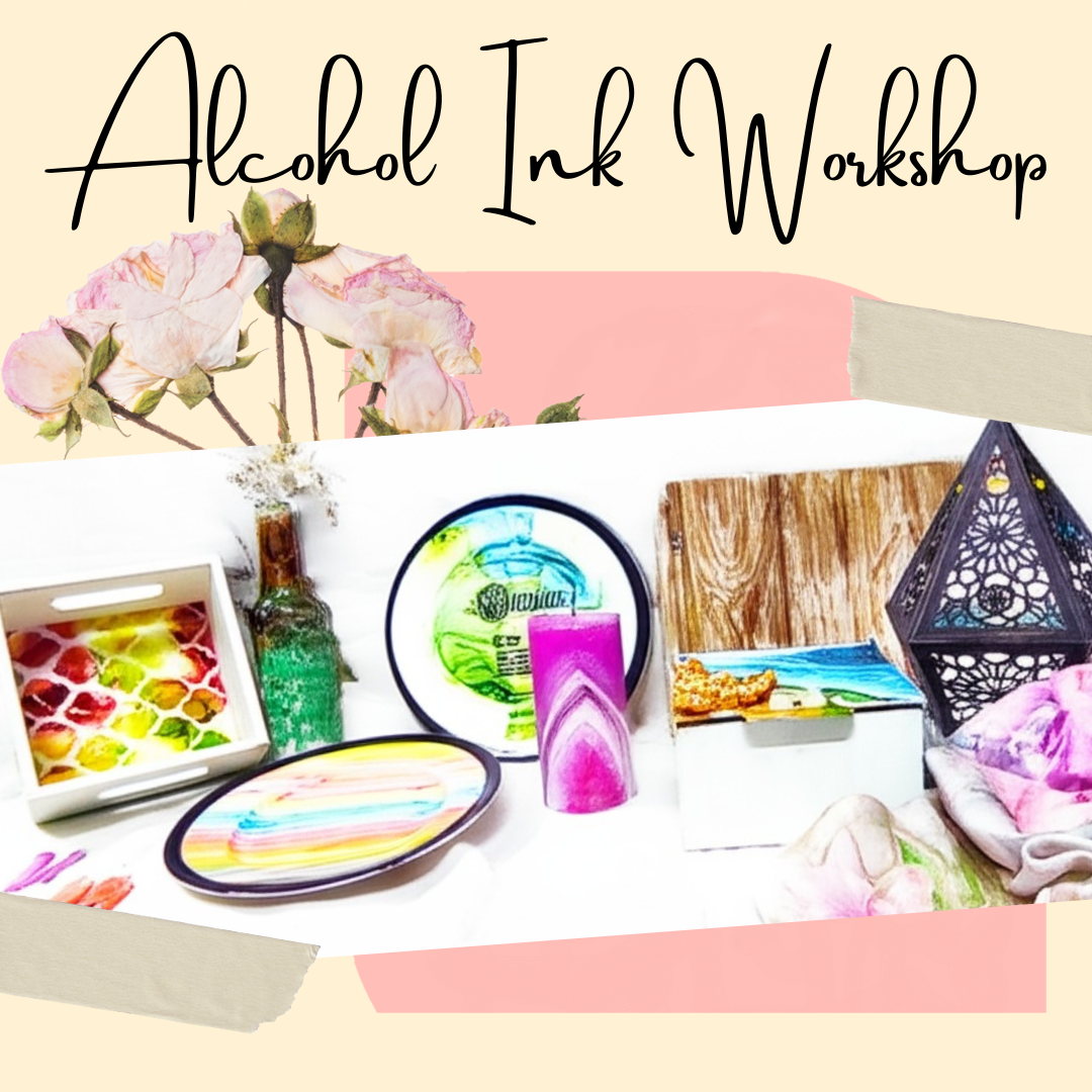 🌺 Online Alcohol Ink Workshop 🌺
